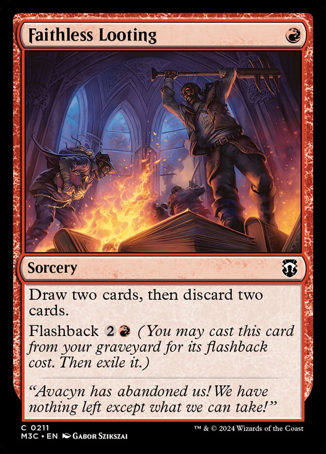 Faithless Looting 211/411 (Commander: Modern Horizons 3)  | Good Games North