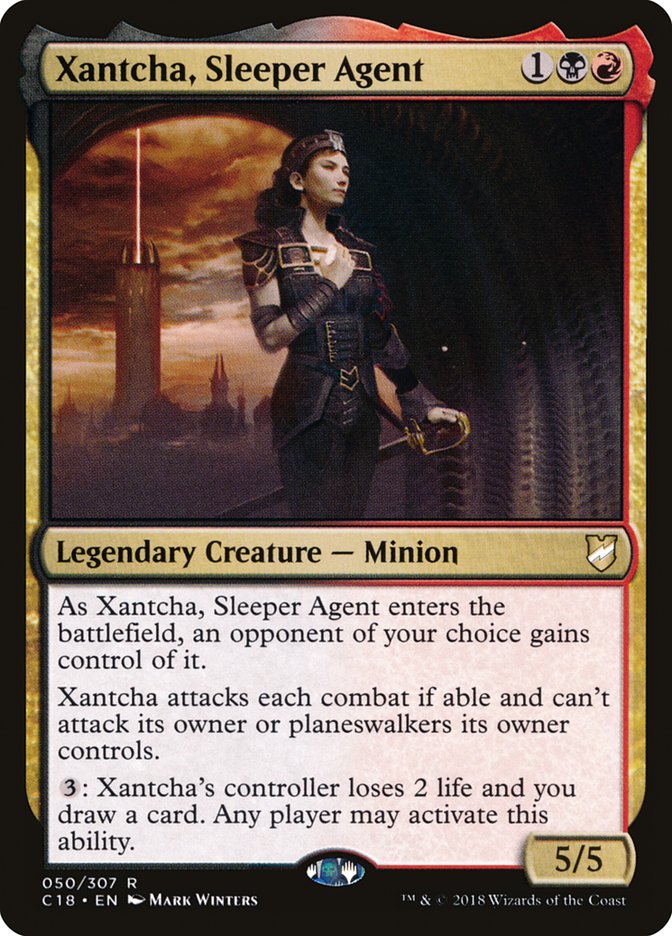 Xantcha, Sleeper Agent 50/307 (Commander 2018)  | Good Games North