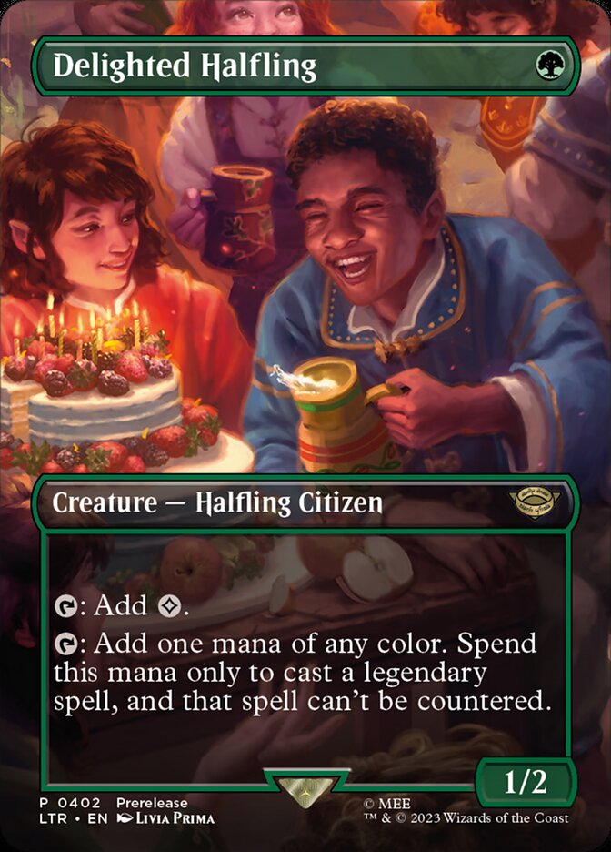 Delighted Halfling (Universes Beyond: The Lord of the Rings: Tales of Middle-earth)  | Good Games North