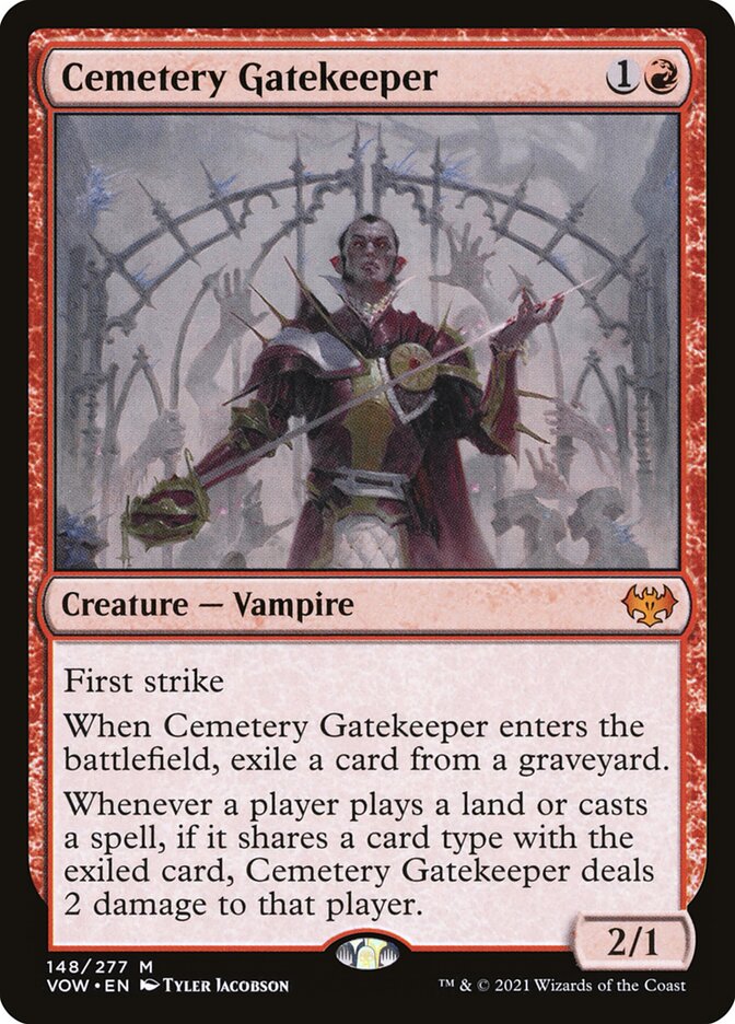 Cemetery Gatekeeper 148/277 (Innistrad: Crimson Vow)  - Foil | Good Games North