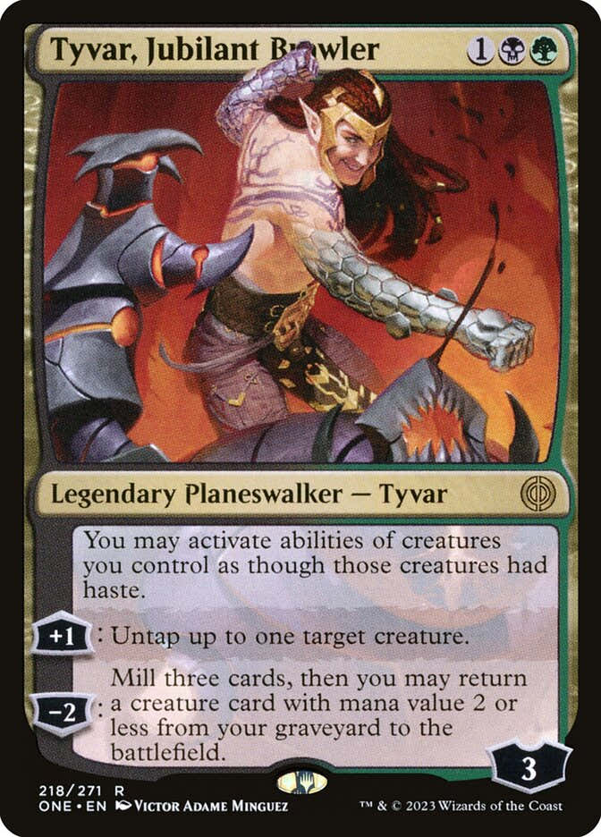 Tyvar, Jubilant Brawler 218 (Phyrexia: All Will Be One)  | Good Games North