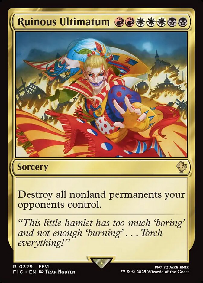 Ruinous Ultimatum 329/100 (Commander: FINAL FANTASY)  | Good Games North