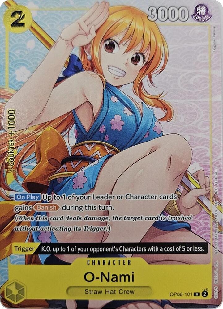 O-Nami (Welcome Pack Vol.2) OP06-101 (One Piece Promotion Cards)  | Good Games North