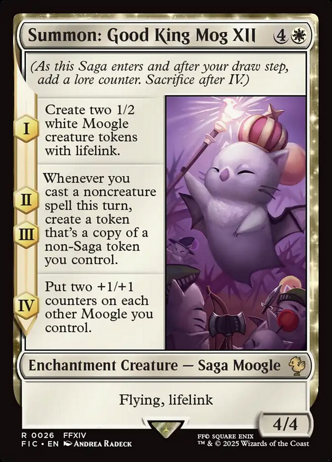 Summon: Good King Mog XII 26/100 (Commander: FINAL FANTASY)  | Good Games North