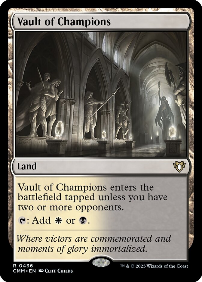 Vault of Champions (Commander Masters)  | Good Games North