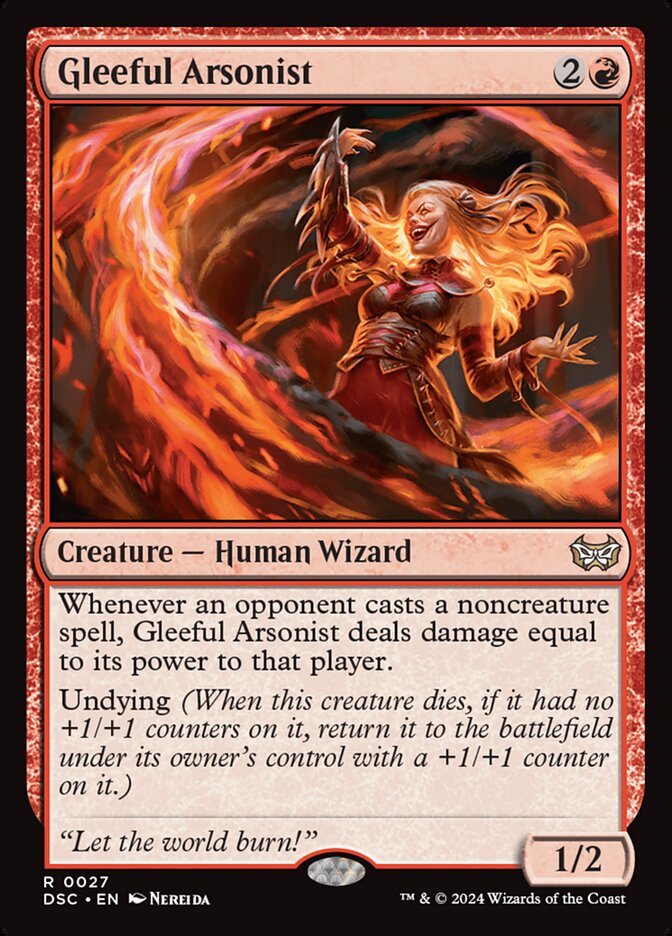 Gleeful Arsonist (Commander: Duskmourn: House of Horror)  | Good Games North