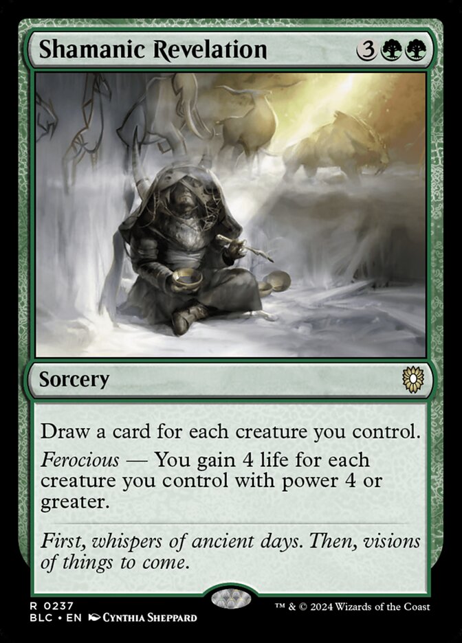 Shamanic Revelation 237/40 (Commander: Bloomburrow)  | Good Games North