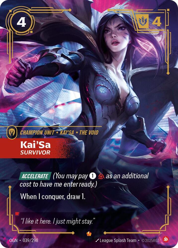 KaiSa Survivor (Origins)  - Foil | Good Games North