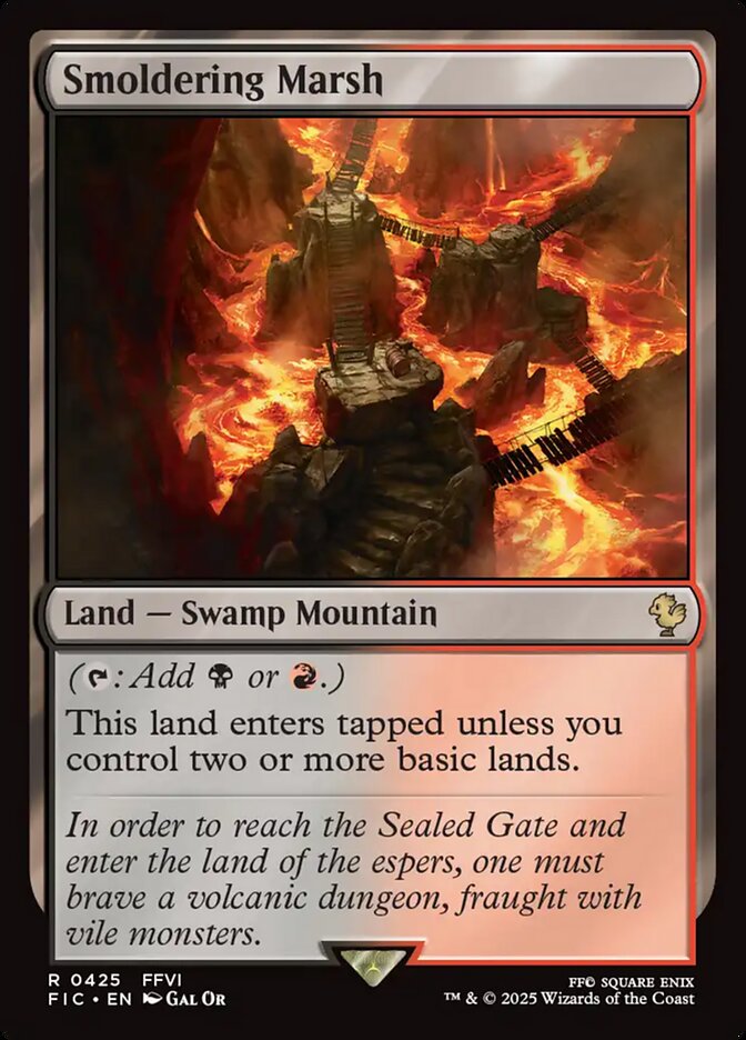 Smoldering Marsh 425 (Commander: FINAL FANTASY)  | Good Games North