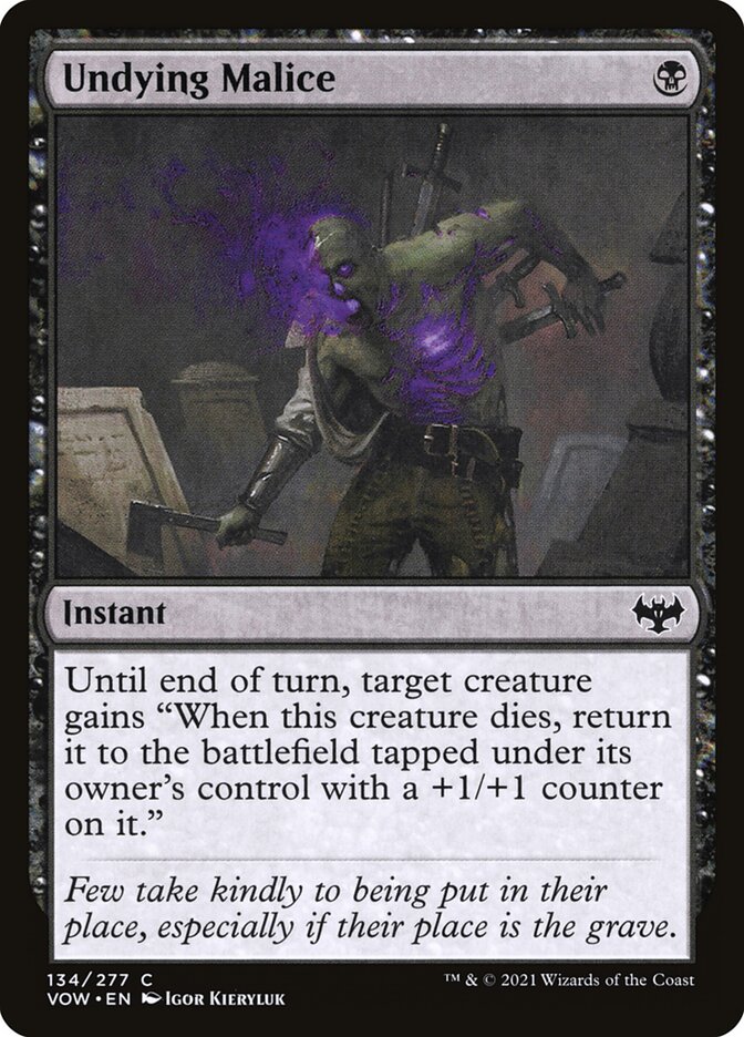 Undying Malice 134/277 (Innistrad: Crimson Vow)  | Good Games North