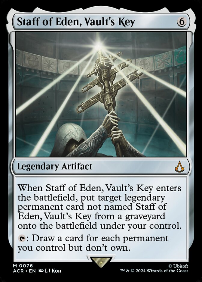 Staff of Eden, Vault's Key (Universes Beyond: Assassin's Creed)  - Foil | Good Games North