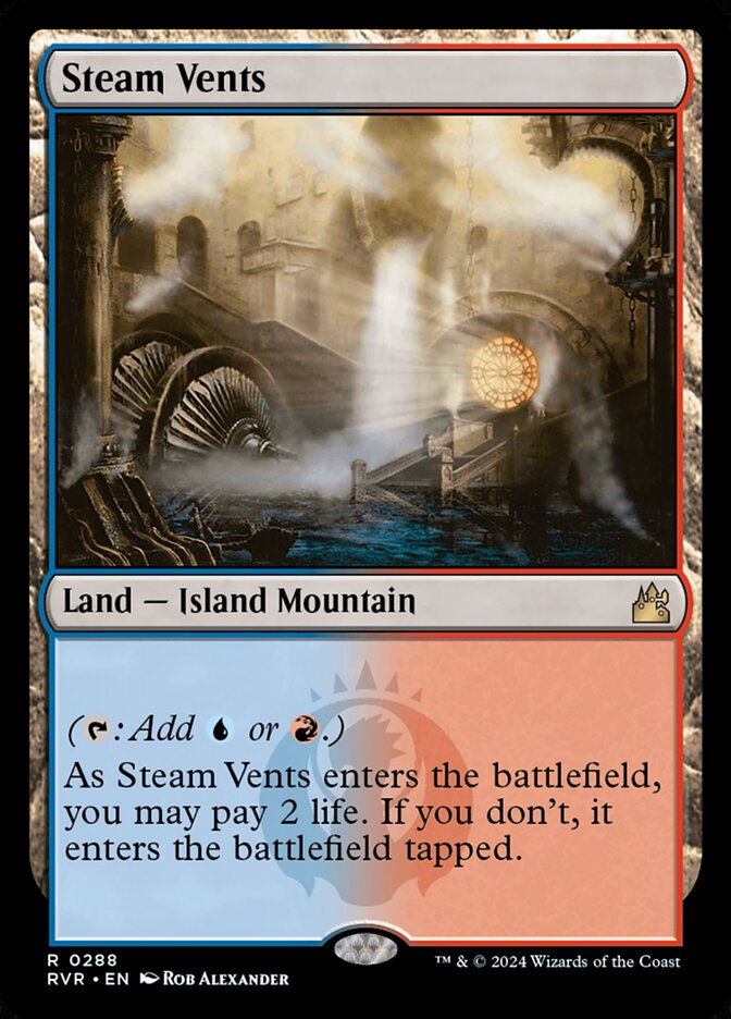 Steam Vents 288 (Ravnica Remastered)  - Foil | Good Games North
