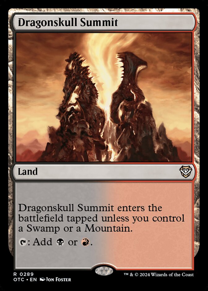 Dragonskull Summit 289/342 (Commander: Outlaws of Thunder Junction)  | Good Games North