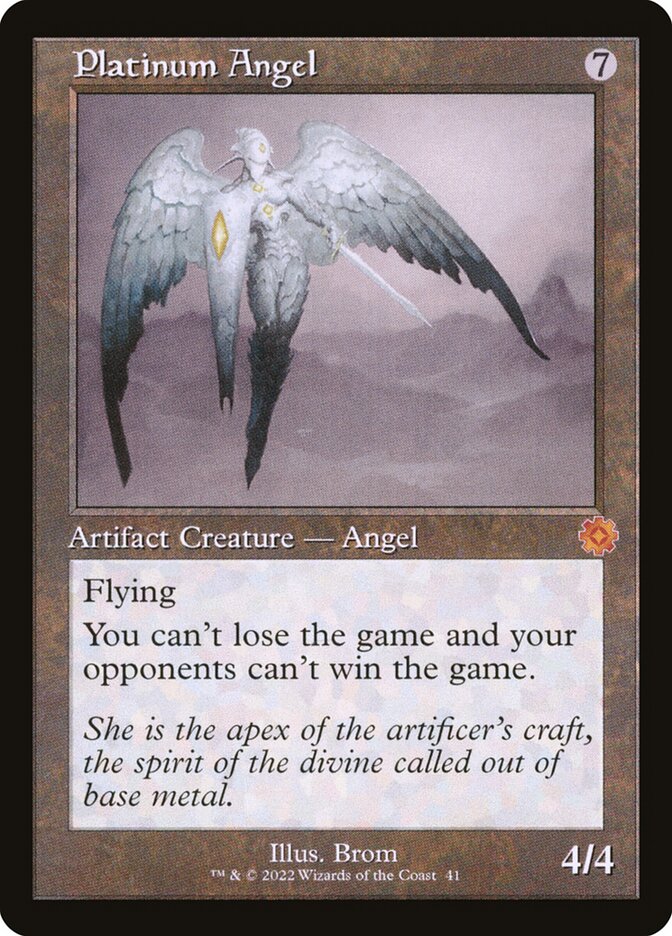 Platinum Angel (The Brothers' War: Retro Frame Artifacts)  | Good Games North