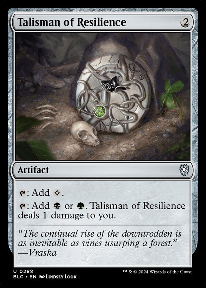 Talisman of Resilience (Commander: Bloomburrow)  | Good Games North