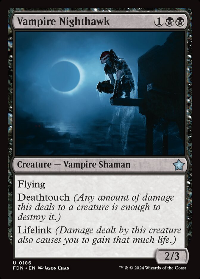 Vampire Nighthawk 186 (Foundations)  - Foil | Good Games North