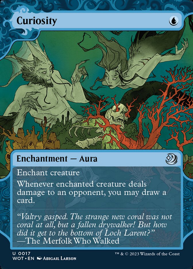 Curiosity (Wilds of Eldraine: Enchanting Tales)  - Foil | Good Games North