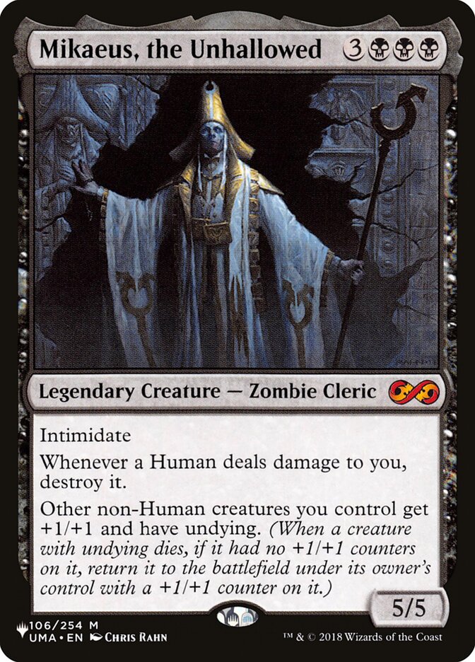 Mikaeus, the Unhallowed UMA-106/5075 (The List Reprints)  | Good Games North
