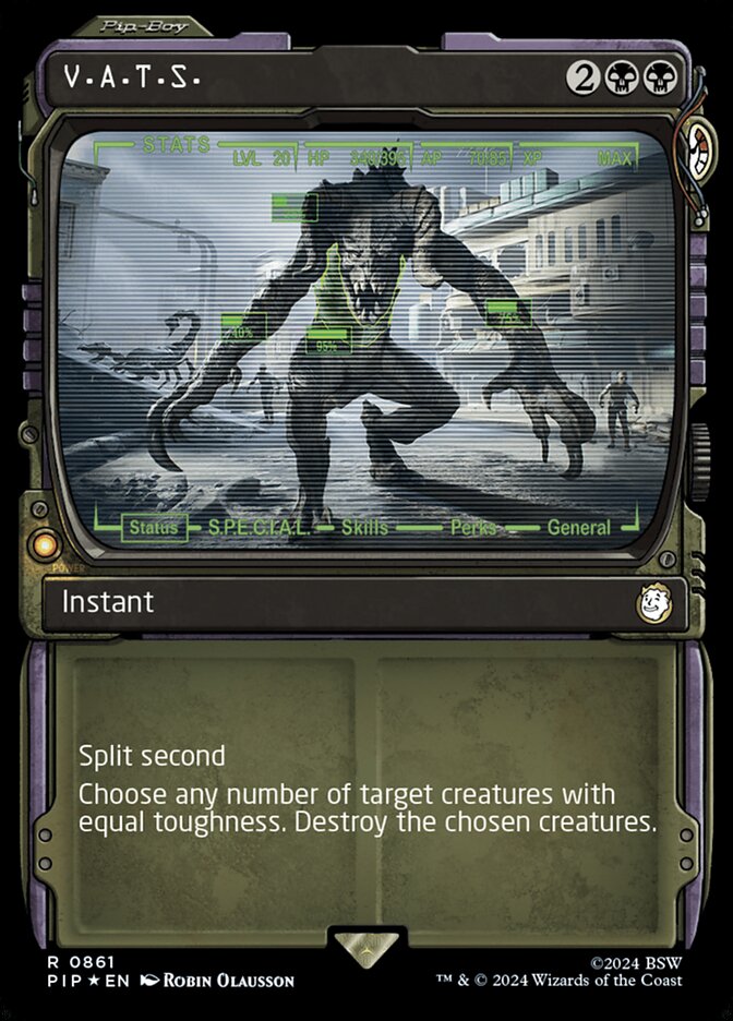V.A.T.S. 861/326 (Universes Beyond: Fallout)  - Showcase Surge Foil | Good Games North