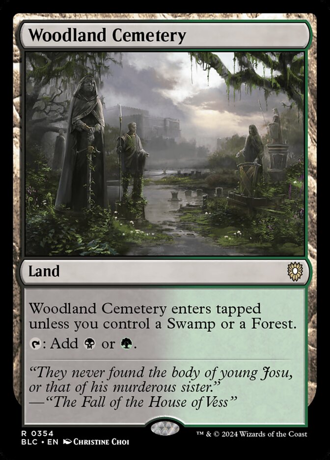Woodland Cemetery (Commander: Bloomburrow)  | Good Games North