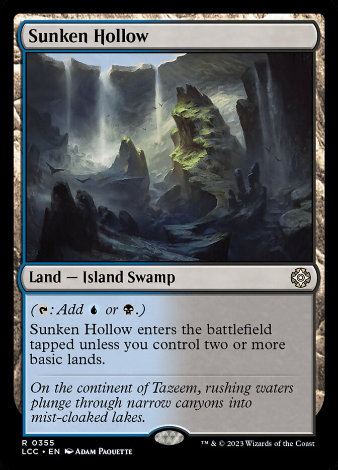 Sunken Hollow (Commander: The Lost Caverns of Ixalan)  | Good Games North