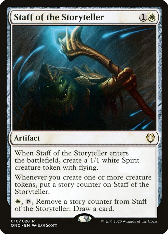 Staff of the Storyteller (Commander: Phyrexia: All Will Be One)  | Good Games North