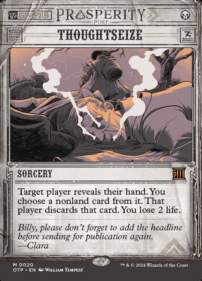 Thoughtseize (Outlaws of Thunder Junction: Breaking News)  | Good Games North