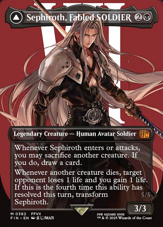 Sephiroth, Fabled SOLDIER // Sephiroth, One-Winged Angel (FINAL FANTASY)  | Good Games North
