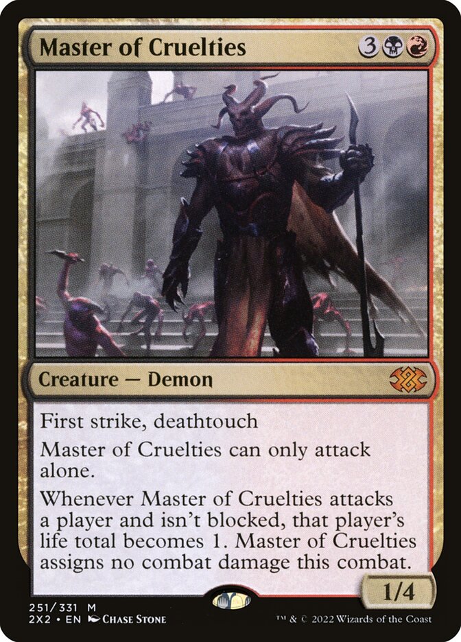 Master of Cruelties (Double Masters 2022)  - Foil | Good Games North