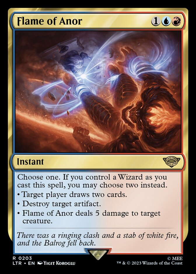 Flame of Anor 203 (Universes Beyond: The Lord of the Rings: Tales of Middle-earth)  - Foil | Good Games North