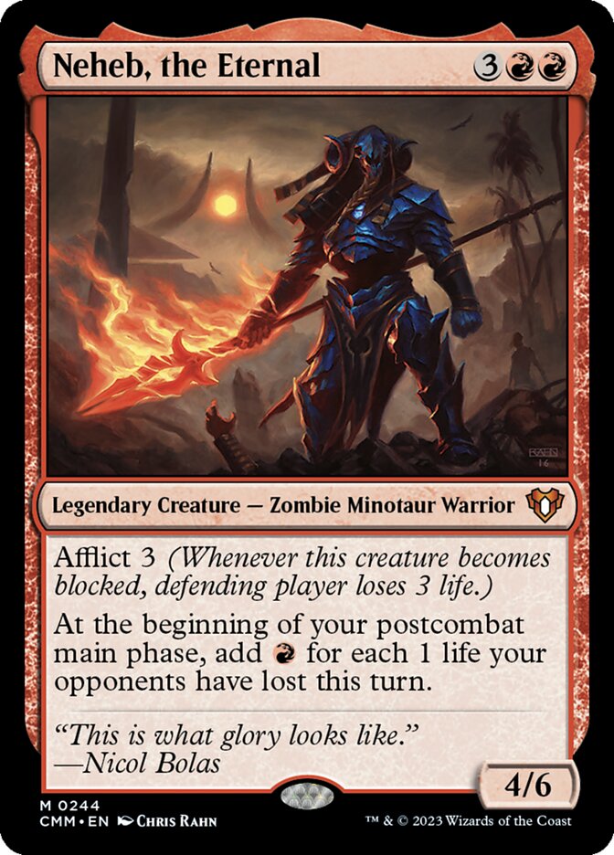 Neheb, the Eternal 244/451 (Commander Masters)  | Good Games North