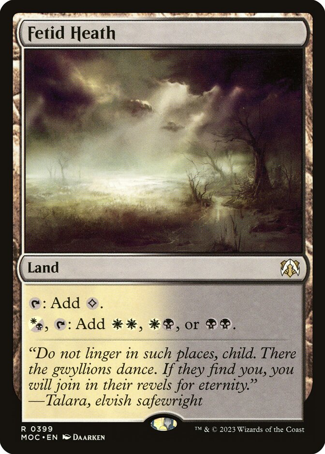 Fetid Heath 399/444 (Commander: March of the Machine)  | Good Games North