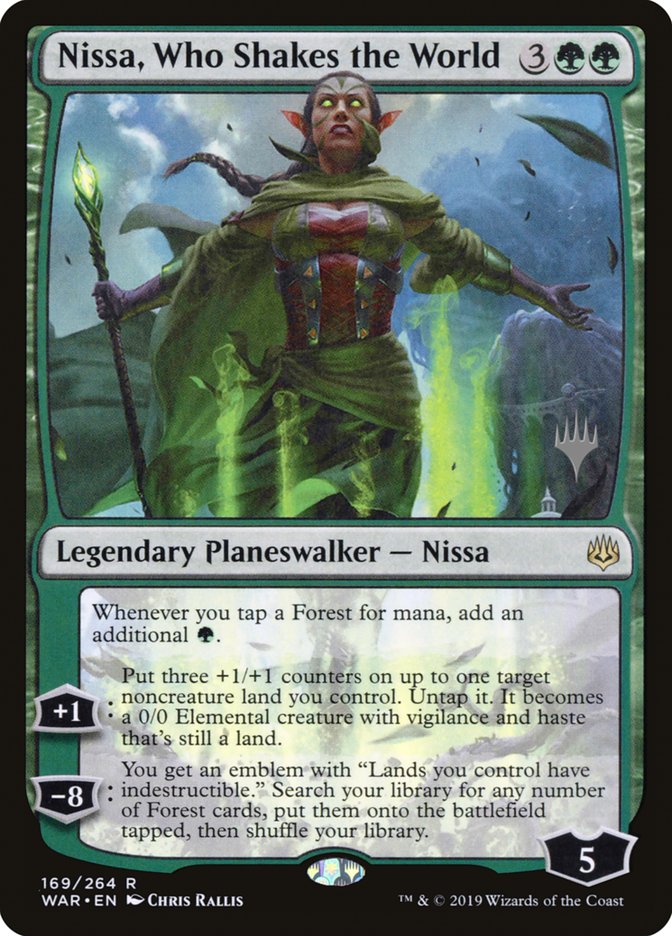 Nissa, Who Shakes the World (Promo Pack: Throne of Eldraine)  | Good Games North