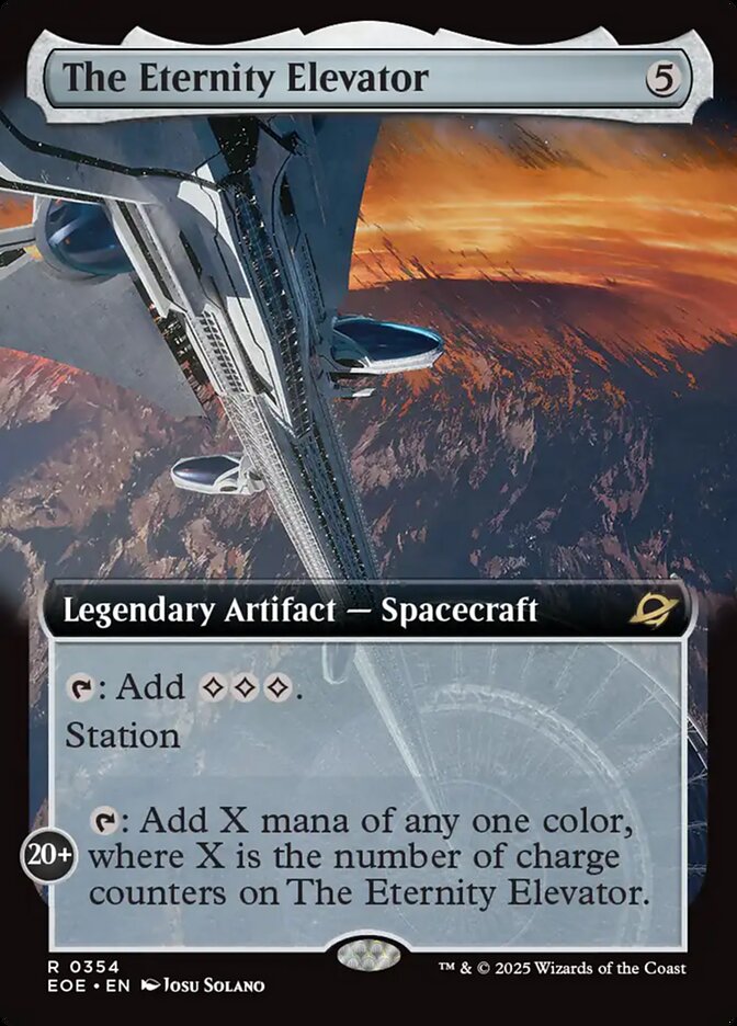 The Eternity Elevator 354/276 (Edge of Eternities)  - Extended Art Foil | Good Games North