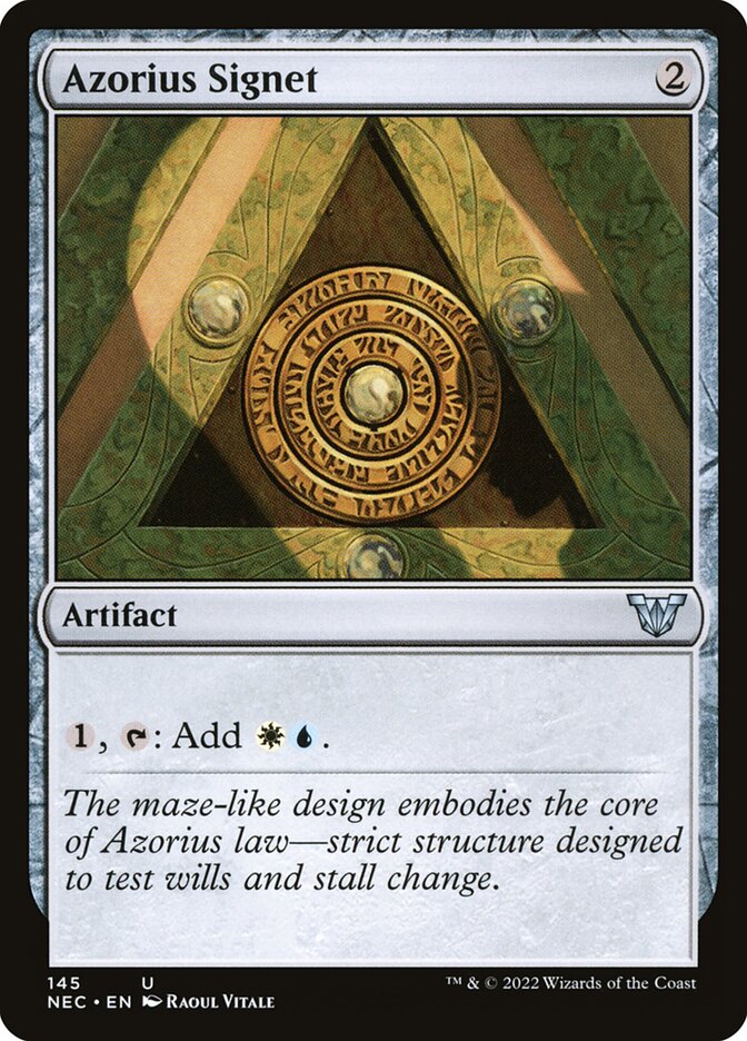 Azorius Signet 145/38 (Commander: Kamigawa: Neon Dynasty)  | Good Games North