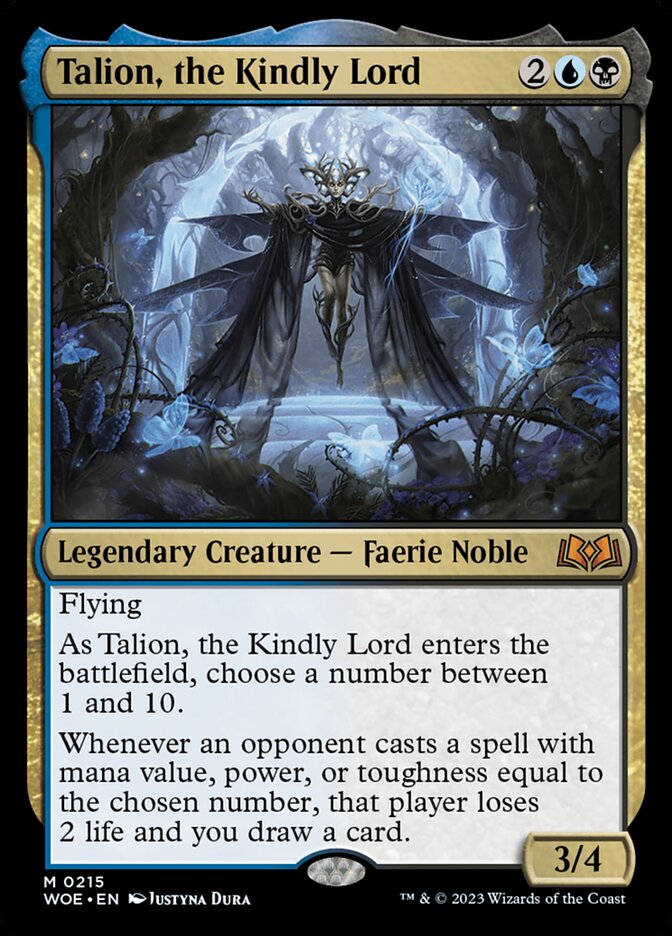Talion, the Kindly Lord (Wilds of Eldraine)  - Foil | Good Games North