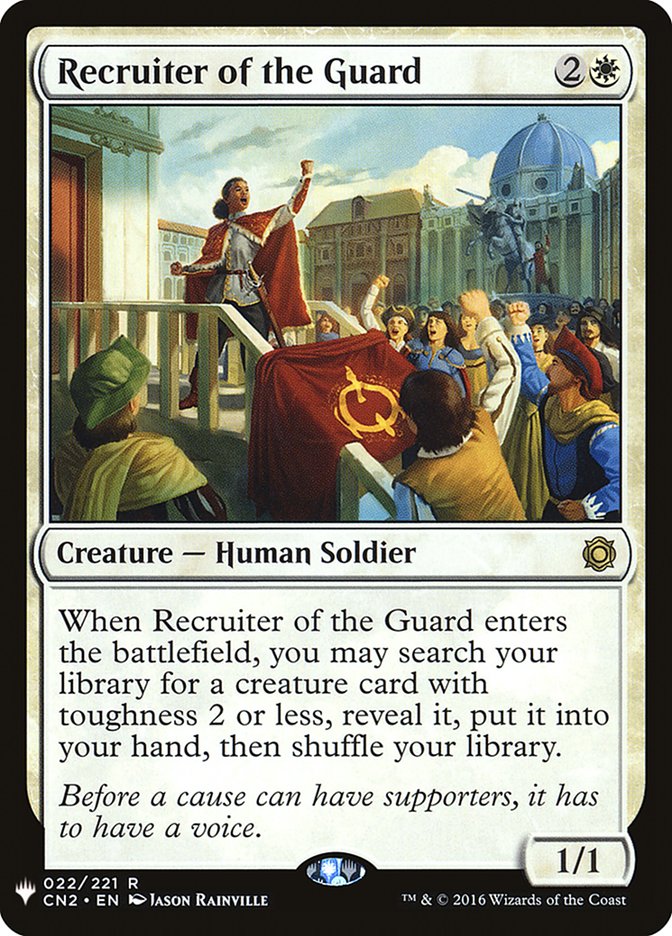 Recruiter of the Guard (The List Reprints)  | Good Games North