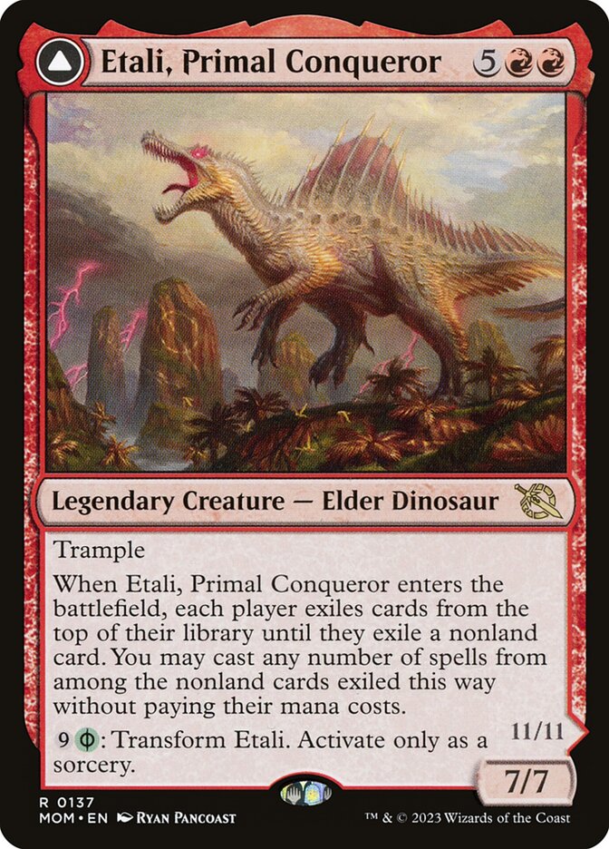 Etali, Primal Conqueror // Etali, Primal Sickness 137 (March of the Machine)  | Good Games North