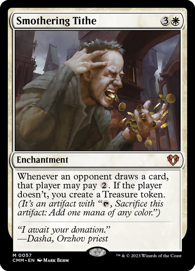 Smothering Tithe (Commander Masters)  | Good Games North