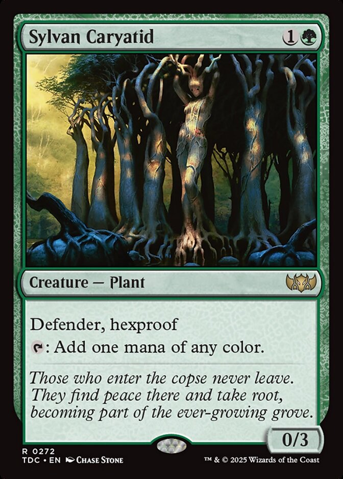 Sylvan Caryatid 272 (Commander: Tarkir: Dragonstorm)  | Good Games North