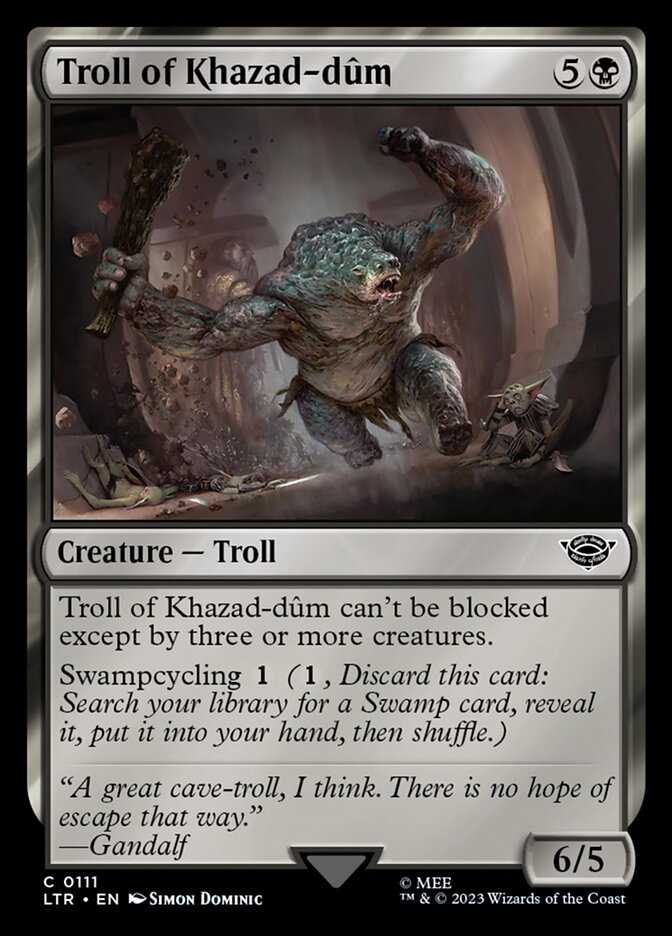 Troll of Khazad-dûm (Universes Beyond: The Lord of the Rings: Tales of Middle-earth)  | Good Games North
