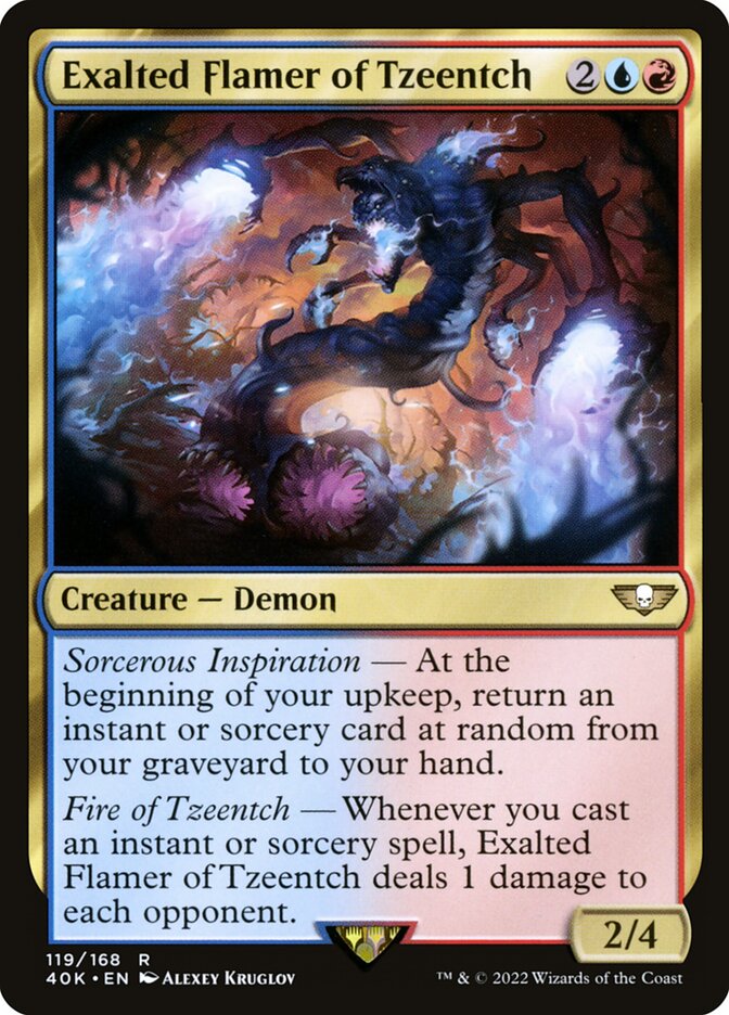 Exalted Flamer of Tzeentch (Universes Beyond: Warhammer 40,000)  | Good Games North