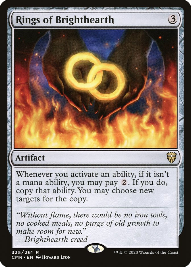 Rings of Brighthearth 335 (Commander Legends)  - Foil | Good Games North
