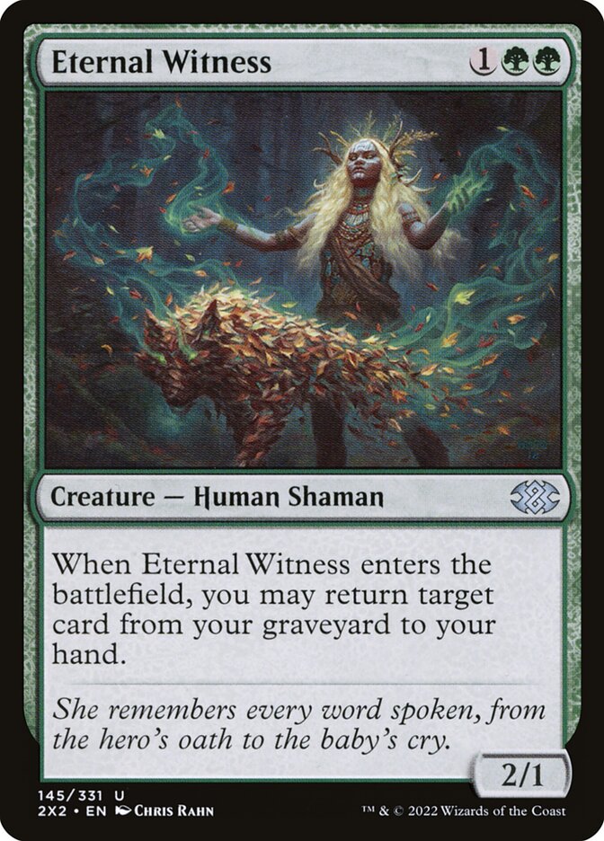 Eternal Witness (Double Masters 2022)  - Foil | Good Games North
