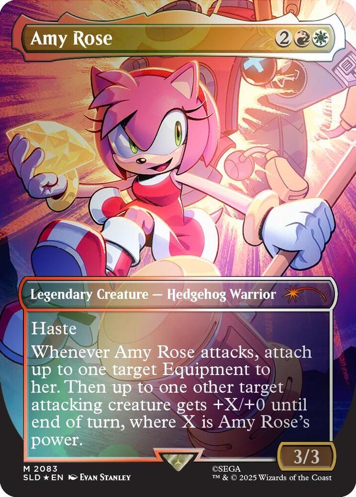 Amy Rose 2083 (Secret Lair Drop Series)  - Borderless Rainbow Foil | Good Games North