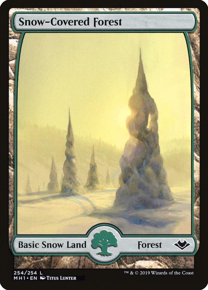 Snow-Covered Forest 254 (Modern Horizons)  - Foil | Good Games North