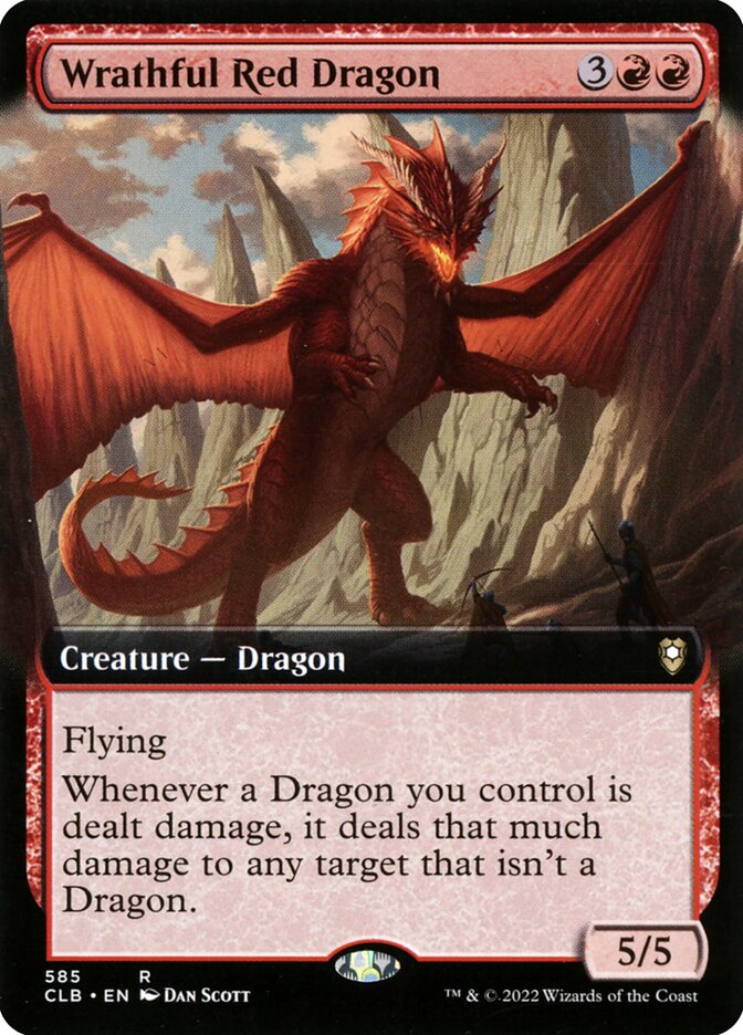 Wrathful Red Dragon 585 (Commander Legends: Battle for Baldur's Gate)  - Foil | Good Games North