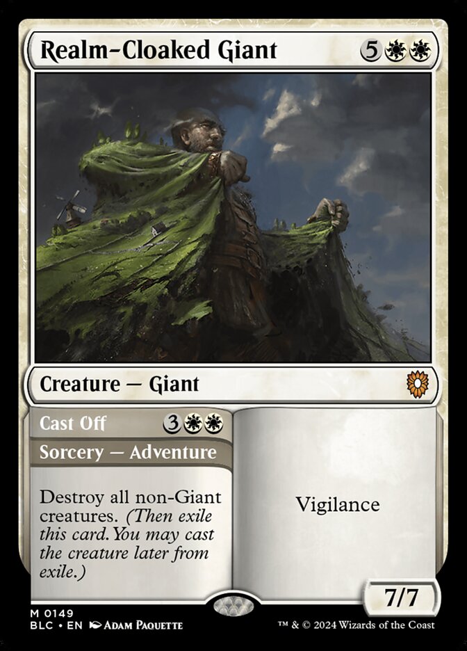 Realm-Cloaked Giant // Cast Off (Commander: Bloomburrow)  | Good Games North