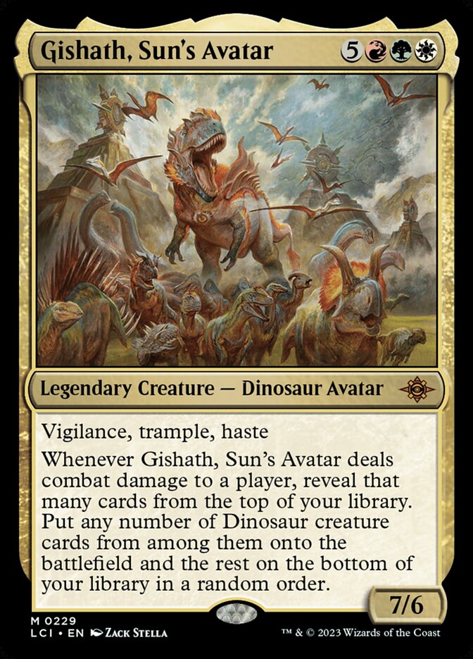 Gishath, Sun's Avatar (The Lost Caverns of Ixalan)  - Foil | Good Games North