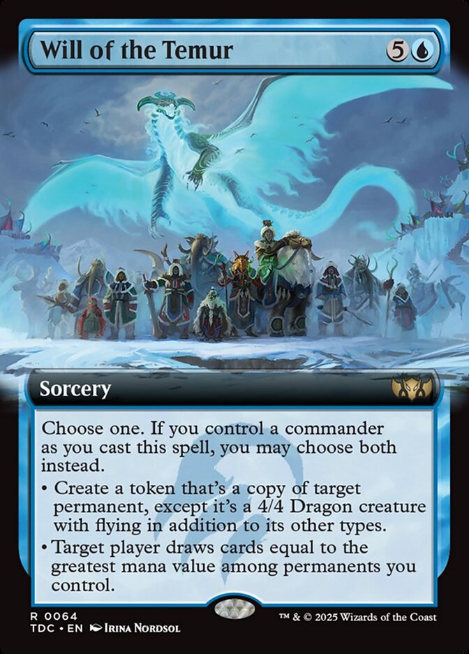 Will of the Temur 64 (Commander: Tarkir: Dragonstorm)  - Extended Art | Good Games North